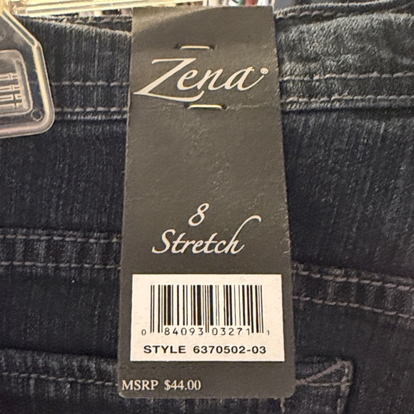 Zena dark blue bootcut stretch jeans - Picture 2 of 3